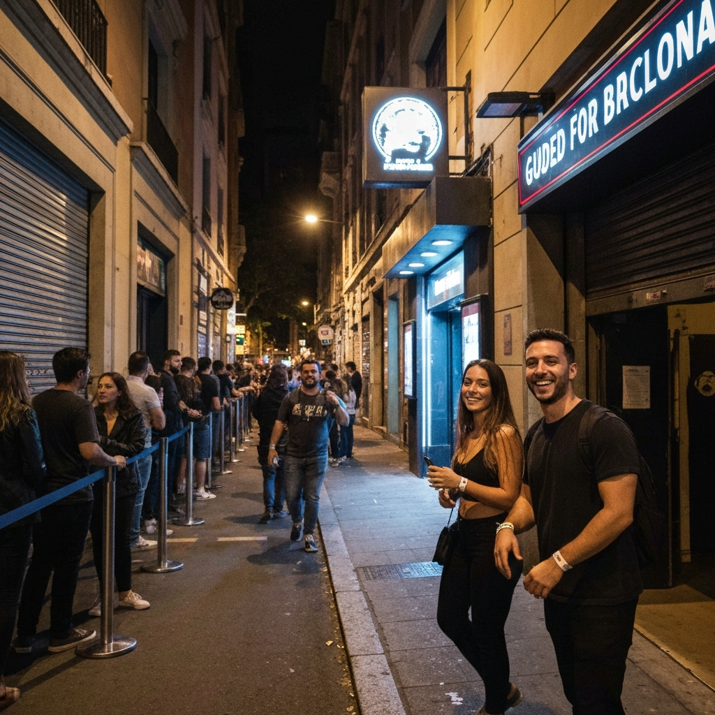 Rooftop terrace in Barcelona at sunset with drinks and city views